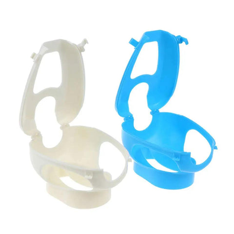 Racing Pigeon Holder With Thickened Carrier Support And Easy Mounting Bracket, white and blue options, for safe handling