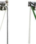 Heavy Duty Gate Pulley Wheel in 201 Stainless Steel With Double Bearings, Quiet Smooth Sliding Door Track Roller, 2 Pack For Wire Rope Rail