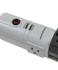 Eight Outlet Rotating Surge Protector Power Strip With 2160 Joules UL Rated Grounded And Protected Light Indicator close-up