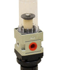 Heavy Duty 80 Amp Cnc Plasma Cutter With Ptm Machine Torch And Blowback Ignition For Painted Or Rusted Metals Includes 24 Foot Cable With Euro Quick Connect showing the component of an air filter regulator.