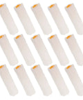 Kickass Fifteen Piece Mini Paint Roller Kit With Four Inch Round Heads And An Extension Pole showing 15 premium cotton paint roller covers.