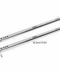 Soft Close 14 Inch Drawer Slides Full Extension Ball Bearing Runners For Cabinets Heavy Duty Steel