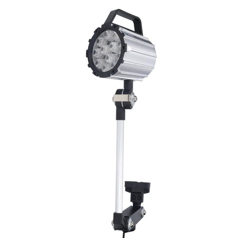 Sungooyue 24V Led Work Light, 12 Watt Machine Lamp With Foldable Telescopic Arm And Aluminum Shell. Ip67 Oilproof Design with adjustable angle.