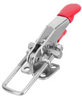 Two Pack Self Locking 304 Stainless Steel Toggle Clamp For Quick Press Door Bolts And Box Fixtures Side Mount Hold Down Buckle Clamp Tool Durable Cabinet Door Hardware, side view