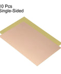 FR4 Single Side Copper Clad Prototype PCB Board Kit Of 10 150 x 100 x 1.2 Millimeter Copper Plated Universal DIY Circuit Boards