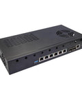Next Gen Bpi R4 Pro Wifi 7 Router Board Packing Eight Gb Ddr4 And Mtk Rt7988a Core With Dual Ten Gig Sfp Plus Ports, rear view.