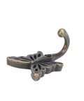Heavy Duty Vintage Wall Coat Hooks A Real Heavy Hitter Five Piece Set Pre Drilled Screws Included No Sweat Installation For Hanging Jackets Bags Everyday butterfly design hook with aged finish.