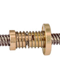Close-up of Beefy 2 Sets Printer Lead Screw Kit with copper nut and stainless steel screw for smooth operation in 3D printers and CNC.