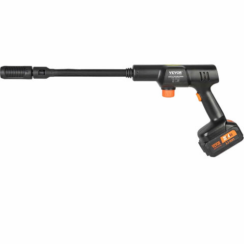 Cordless Pressure Washer 652 PSI 1 GPM Brushless Motor Rechargeable 4Ah Battery Powered Handheld Washer Gun With Charger Six In One Nozzle