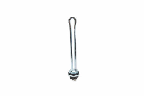 1500W 120V Water Heater Element Screw In Type Low Watt Density UL Listed in front view, designed for 10 inch minimum tank diameter.