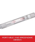 Tube And Plug Assembly For 98 Series Machinists Level 8 Inch metal accessory with ergonomic design for precise measurement.