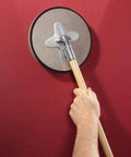 Person using 9 Inch Disk Abrasive Sanding Net Discs 240 Grit Pack of 10 No Clogging Sands Faster and Lasts Five Times Longer Than Sandpaper
