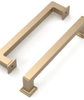 Champagne Bronze Cabinet Pulls 5 Inch Center To Center 128mm Pack Of 10 Kitchen Cabinet Handles Drawer Pulls ZH0019