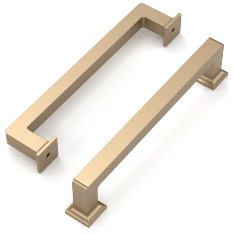 Champagne Bronze Cabinet Pulls 5 Inch Center To Center 128mm Pack Of 10 Kitchen Cabinet Handles Drawer Pulls ZH0019