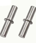 Heavy Duty Shelf Brackets For Bookshelves Cabinets And Home Office Organization Wall Mount Pins shown in solid steel.