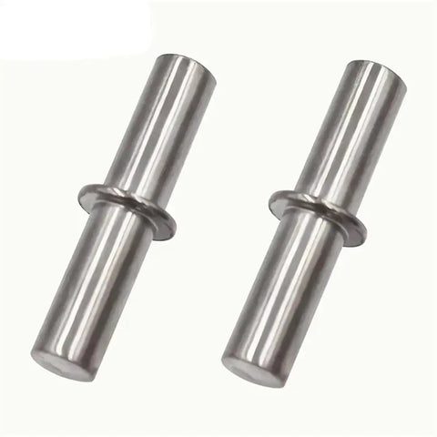 Heavy Duty Shelf Brackets For Bookshelves Cabinets And Home Office Organization Wall Mount Pins shown in solid steel.