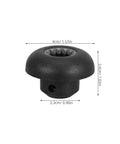 Beefed Up 4 Pack Drive Socket Replacement Part For Soy Milk Makers And Smoothie Blenders Black Plastic Coupler With Quick Install And Serious Blending Power For Your Kitchen, 4cm x 2.6cm