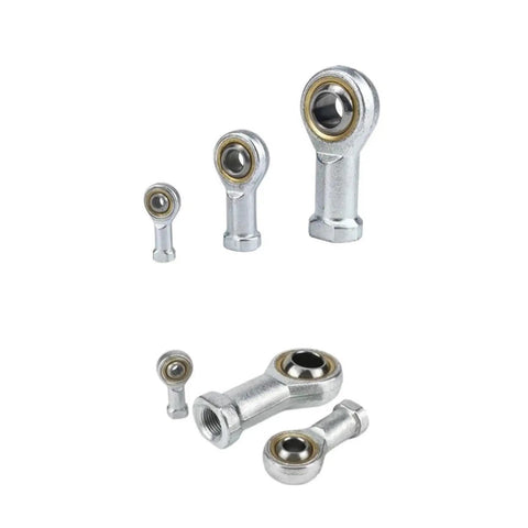 Heavy Duty Heim Joint Rod End Bearings M5 To M10 for Pneumatic Cylinders and Custom Suspension Linkage in various sizes.