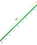 Heavy Duty Green T Tracks For Woodworking Workshop Benches Premium 6063 Aluminum Fence Rails 36 Inch with drill holes.