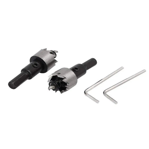 Tough As Nails 19mm Hole Saw Kit With 65mm Length And 15mm Cutting Depth, HSS Spring Loaded Twist Drill Bits, Hex Wrenches