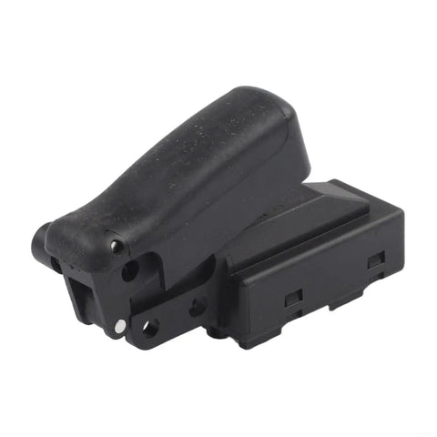 Pro Level Self Locking Trigger Switch Replacement For BGV 2122 004 Angle Grinder And Polisher Heavy Duty. Black plastic design.