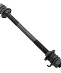 Rear Bicycle Hub Axle 180 Mm 7.08 Inch 3/8 Inch 26TPI Black Easy Install And Quick Disassembly For Multi Speed Bikes Durable Replacement Axle 1 Piece