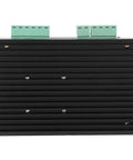 Front view of DM556 Two Phase Stepper Motor Driver for 24V to 50V DC, 1.0 to 5.6A Bipolar PWM Control, black casing