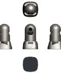 Straight Up Heavy Duty 1080P PTZ IP Security Camera Featuring Killer Color Night Vision And Ridiculously Smooth 4G Wireless Coverage With Efficient Remote Control, showing various angles.