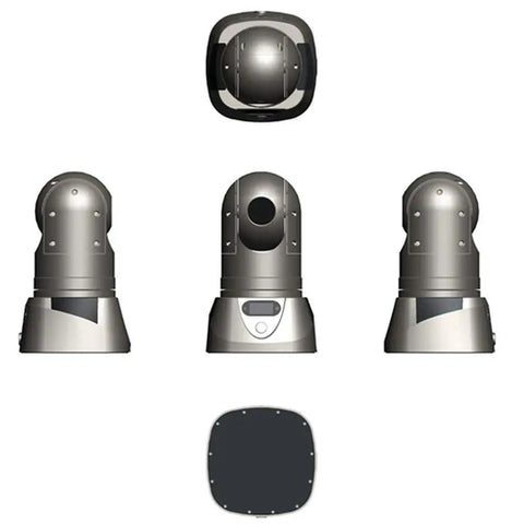 Straight Up Heavy Duty 1080P PTZ IP Security Camera Featuring Killer Color Night Vision And Ridiculously Smooth 4G Wireless Coverage With Efficient Remote Control, showing various angles.