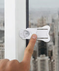 6 Pack Childproof Cabinet Locks For Home Use Easy Install Sliding Window Safety Latches Durable ABS Design For Doors And Cabinets No Key Needed