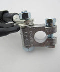 Rock Solid Heavy Duty Battery Cable Big Three Upgrade Harness With Military Grade Terminals Braided Loom close-up of terminal and connectors.