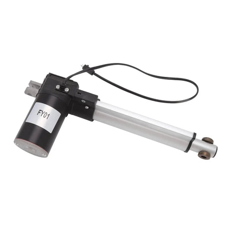 24V Linear Actuator Aluminum Alloy 178mm Stroke 6000N Load Capacity IP43 Low Noise with Built-In Travel Switch