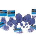 Heavy Duty Foam Carrier For Half Inch Conduit Cable Blowing Piston Crushes Water And Debris Without Breaking A Sweat Reusable Electrical Pulling Sleeves Pack Of 50, various sizes in packaging.