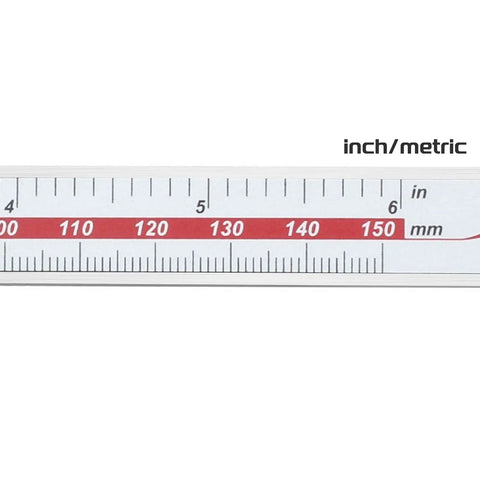 Scale detail of Digital Inside Groove Caliper 10-150mm Stainless Steel With Readout For Measuring Inner Groove Diameter In Bores, Precision Tool