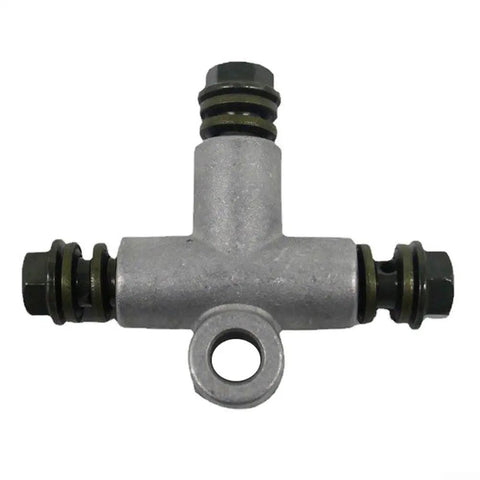 Hydraulic Brake Hose T Connector Aluminum Alloy Oil Tube Coupler for motorcycles, ATVs, scooters, dirt bikes and mopeds upgrade part