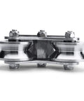 Beefy Heavy Duty Sliding Gate Caster With Groove Wheel And Double Pulley Silent Detachable Stainless Inverted Track Mount