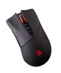 Wireless Gaming Mouse R30 with Ultra Responsive Performance Adjustable DPI Up 5000 RGB Backlit Ergonomic Grip black design