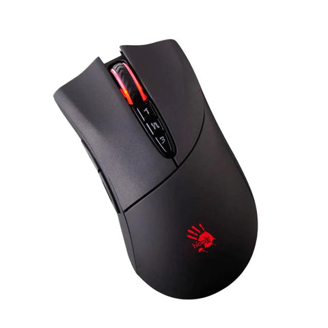 Wireless Gaming Mouse R30 with Ultra Responsive Performance Adjustable DPI Up 5000 RGB Backlit Ergonomic Grip black design