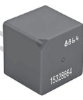 Heavy Duty 12V 40A 4 Pin SPDT Automotive Relay Pack Of 4 Replacement For AC Compressor, Starter And Fan Control, Fits Chevy Silverado, GMC, Buick And More, gray cube relay