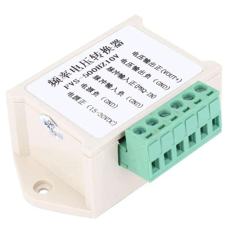 Dope Frequency To Voltage Converter Module With Durable Shell 0 To 500 Hz To 0 To 10 V Output Isolated Input For Anti Interference 15 To 24 V DC Power Great For DIY Electronics Projects And Instrumentation module with terminal connectors