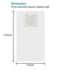 IB600 Vacuum Bags For Intuition Upright Bagged Vacuum Lift-Up Cleaner 6 Pack Compatible With BU4050 BU4022 BU4020 BU4018 size