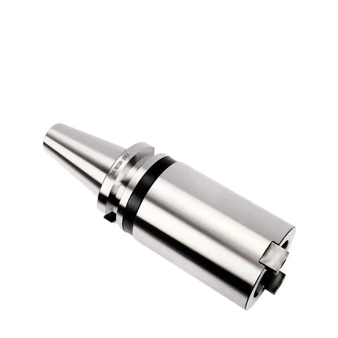 Rock Solid CNC Tool Holder Adapter Sleeve Bt50 To Bt40 Collet Interface Stainless Steel Spindle Reducer, side view.