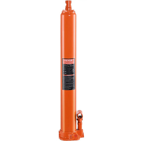 Heavy Duty Hydraulic Long Ram Jack 4 Ton Engine Hoist Cylinder With Single Piston Pump And Flat Base For Engine Lifts