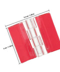 Six Pack Acrylic Self Adhesive Hinges For Cabinets And Wooden Boxes dimensions 3.5 cm by 3 cm easy install strong grip