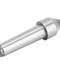 Durable Dead Center For Lathe And Milling Machine, Morse Taper 60 Degree Center With Cemented Carbide Tip, Heat Treated Steel Construction