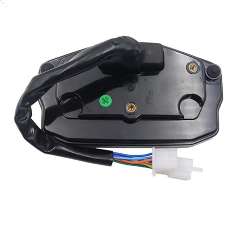 Adjustable Digital Speedometer Display With Seamless One Lin Can Bus Integration For Votol Em Controller And Fardriver Panels showing the back with wiring.