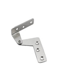 Pair Of 7 Character Chicken Beak 90 Degree Retro Small Cabinet Hinge With Mounting Screws For Furniture Hardware That Secures Cabinet Doors