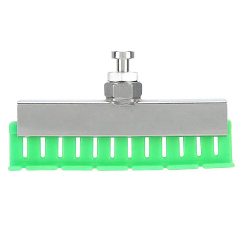 Front view of Slide Hammer Dent Removal Tool For Cars And Metal Surfaces, Paintless Dent Repair Kit with green frosted adhesion surface.