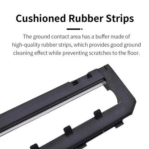 Replacement Brush Covers Guards For Roborock S7 S7 Plus S7 MaxV Ultra showing cushioned rubber strip detail