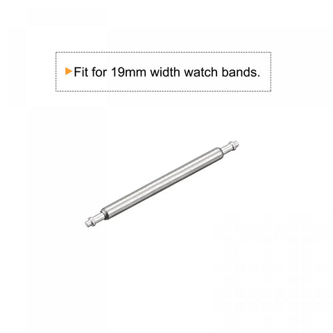 Premium Grade Stainless Steel Watch Band Pins 19mm Single Flange Spring Bars For Strap Swap Watch Fix Kit 200 Piece Bulk single flange spring bar pin